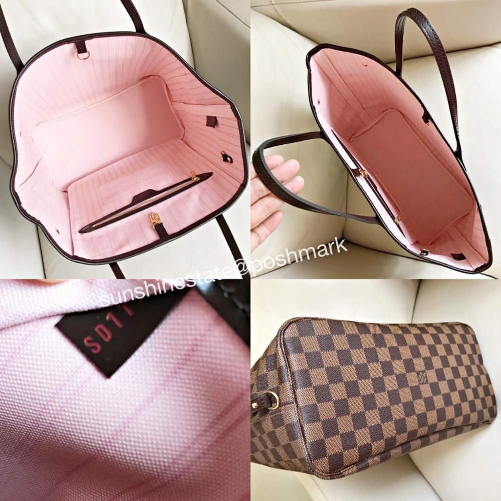 2018 Louis Vuitton Neverfull MM Rose Ballerine bag - Picture 3 of 5